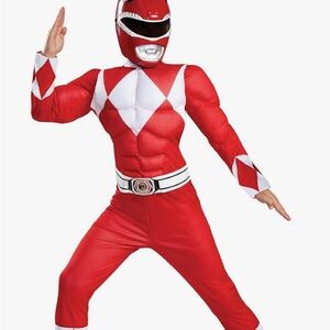 Red Power Ranger Kids Costume